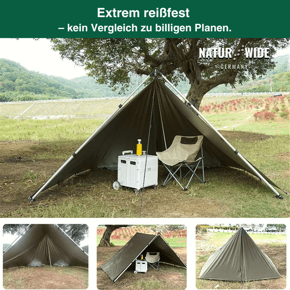 zelt regenschutz plane Vielseitiges Sonnen- & Regenschutz-Tarp – Lunea