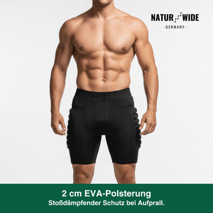 3D Polster-Shorts – Hüftschutz für Ski, Snowboard & Skate