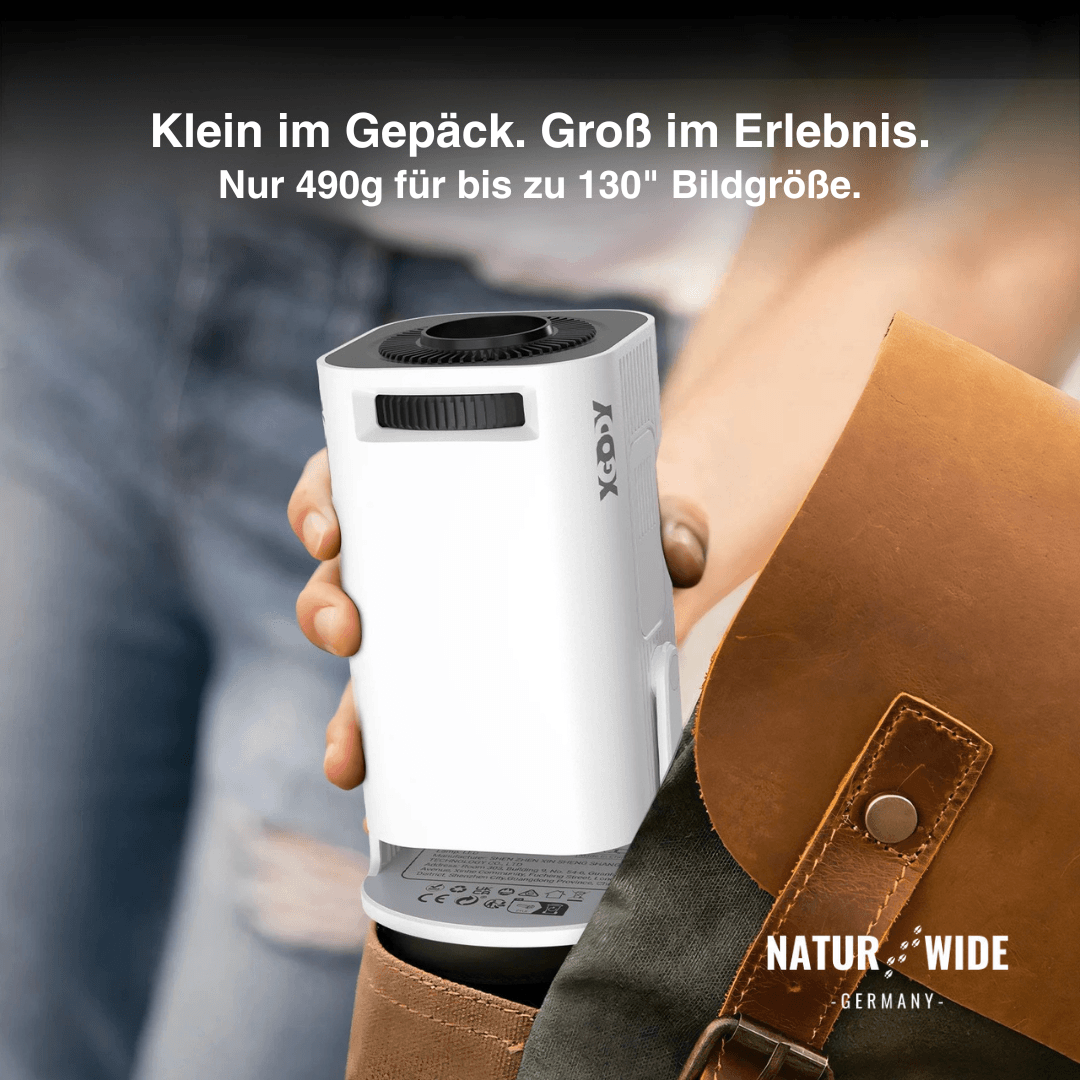 4K Smart Mini-Projektor – WiFi6 Android Heim & Outdoor