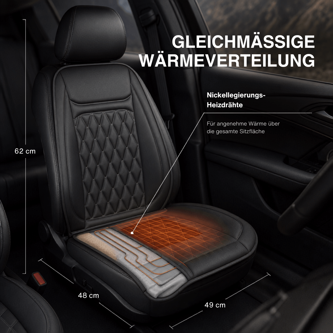 Beheizte Autositzauflage
