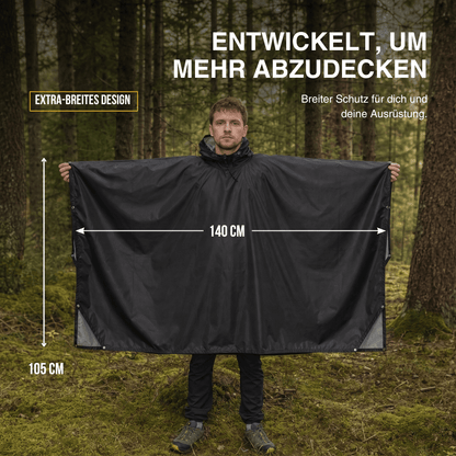 3 in 1 Regenponcho – Schutz für jede Wetterlage