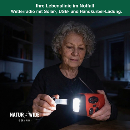 Notfall All in One Radio – Energie und Information in Blackout Notfällen