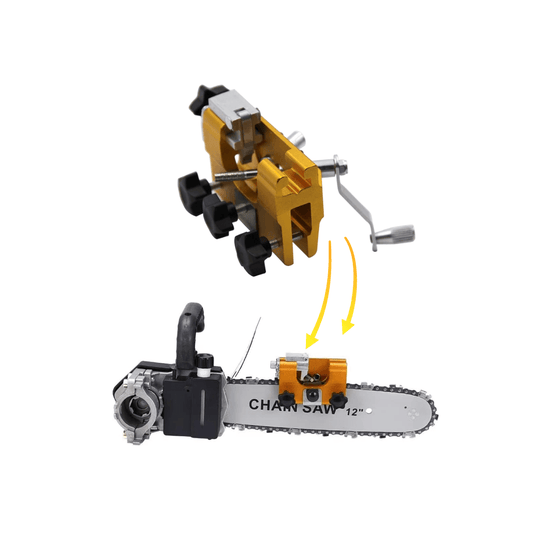 Manuelles Kettensägen-Schärfgerät – Präzises Kurbel-Werkzeug