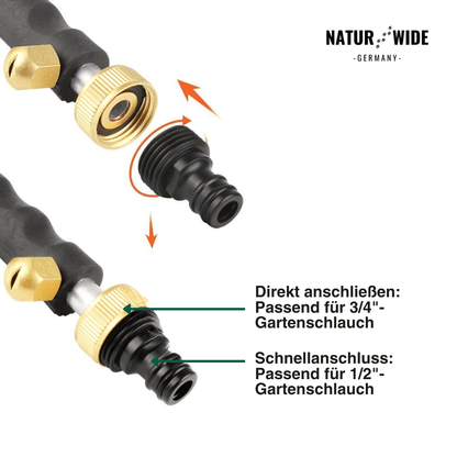 Hochdruck-Wasserpistole – Strahl-Düse für Gartenschlauch