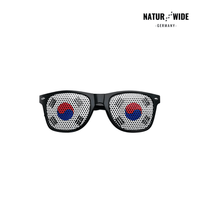WM Flaggen-Sonnenbrille – 42 Länder Fan-Eyewear