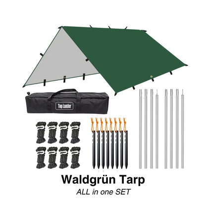 Vielseitiges Sonnen- & Regenschutz-Tarp