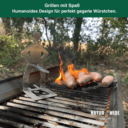 Edelstahl Wursthalter BBQ Grillständer