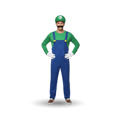 Mario & Luigi Cosplay Kostüm – Jumpsuit & Kleid Set (Unisex)