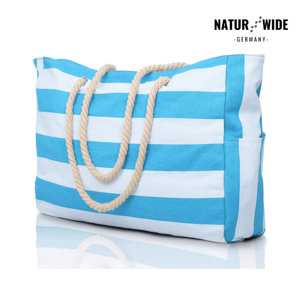 Strandtasche mit Reißverschluss