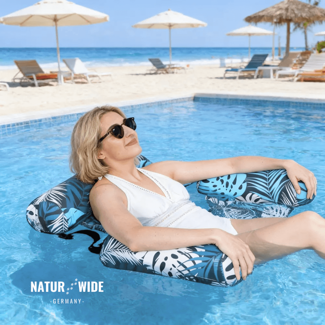 Aufblasbare Pool-Hängematte – Robuster Wasser-Liegestuhl