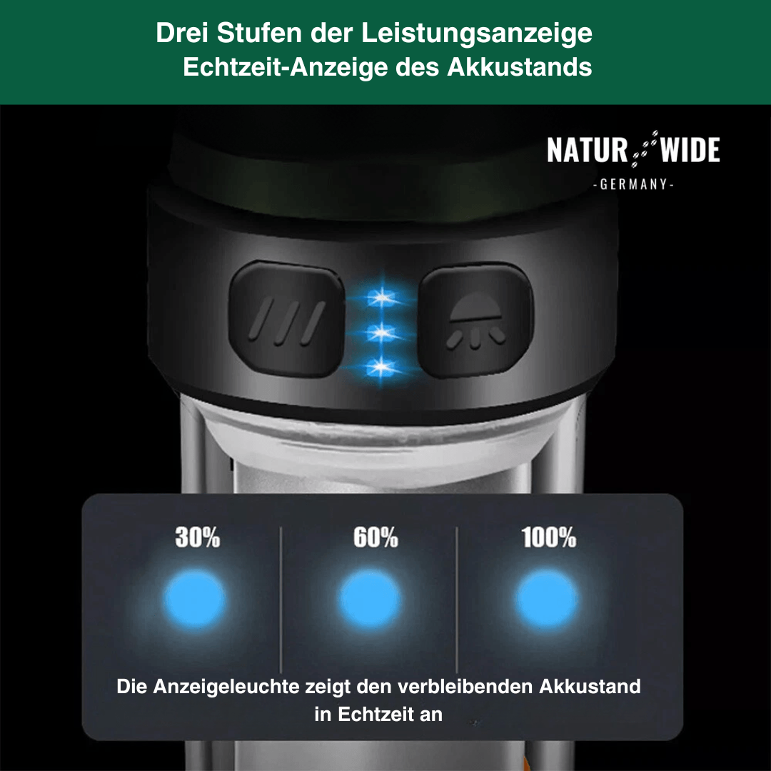 5-in-1 Campinglampe – LED-Taschenlampe & Mückenschutzlicht