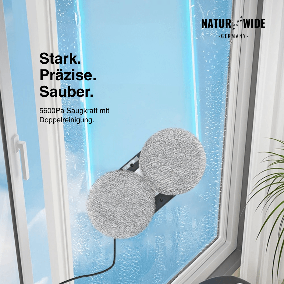 Ultradünner Fensterreinigungsroboter mit Fernbedienung