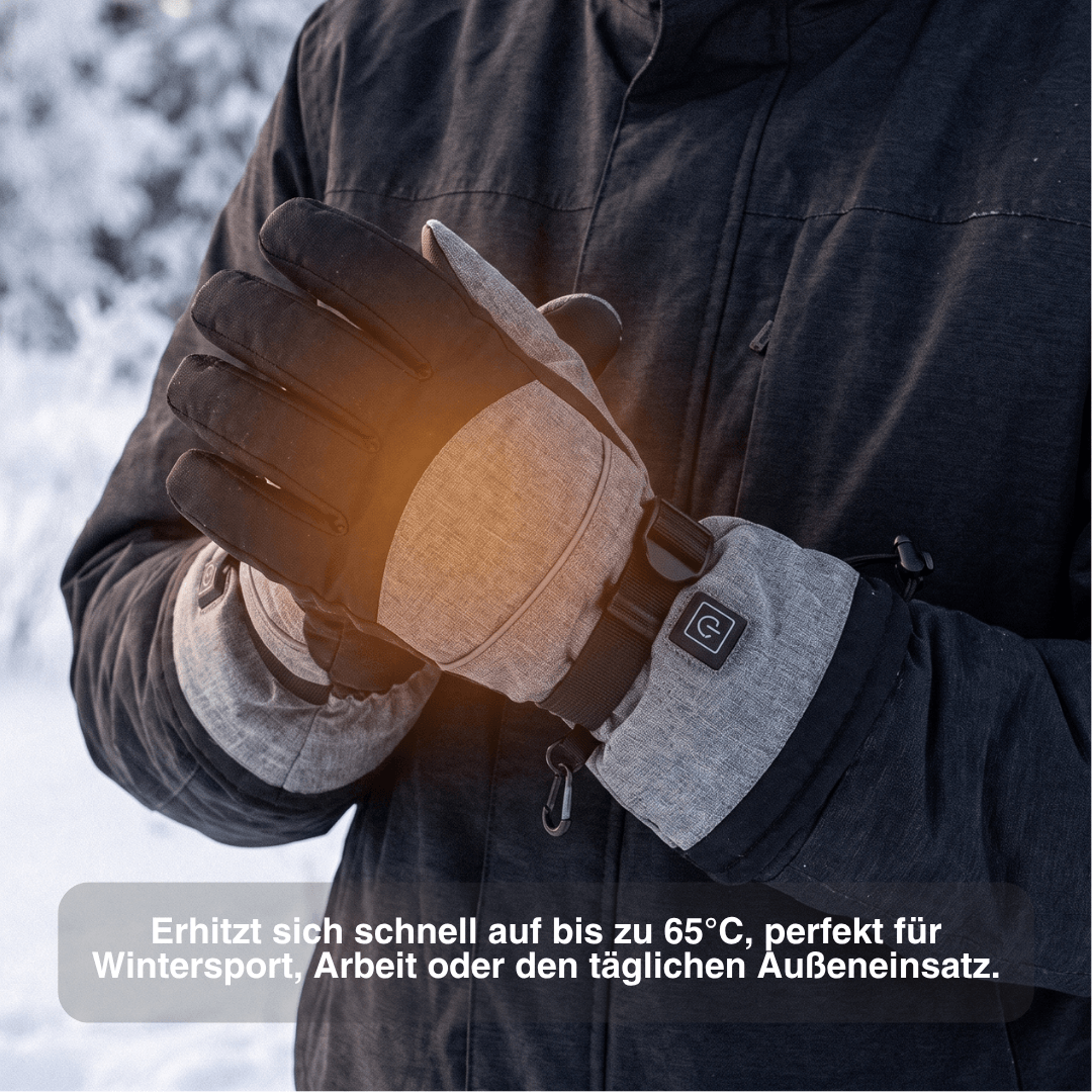 Beheizte Handschuhe – 3 Heizstufen, wasserdicht & winddicht