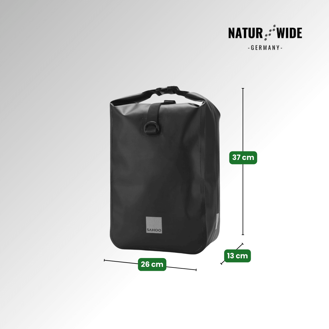 10L Wasserdichte Fahrrad-Gepäckträgertasche & Packtasche