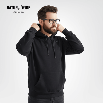 USB Beheizter Hoodie – Unisex Baumwoll-Hoodie mit Reißverschluss