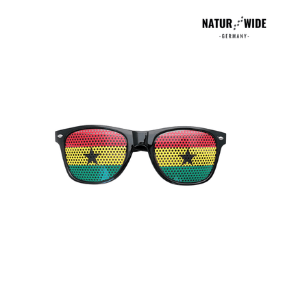 WM Flaggen-Sonnenbrille – 42 Länder Fan-Eyewear
