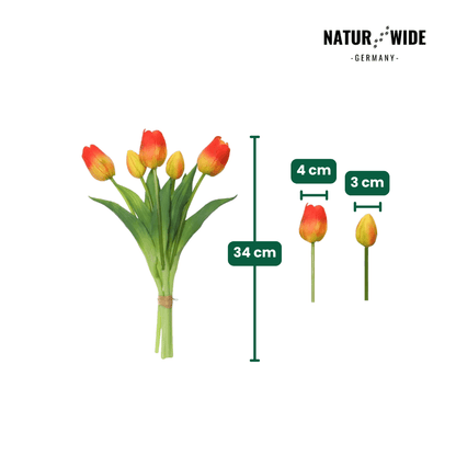 5er Bundle Künstliche Tulpen – Realistische Deko Blumen