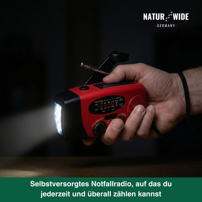 Notfall All in One Radio – Energie und Information in Blackout Notfällen