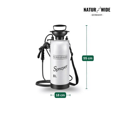 Tragbare Manuelle Campingdusche – 3/5/8L Handpumpe mit 3m Schlauch
