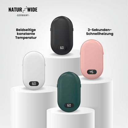 Doppel Heiz Handwärmer – wiederaufladbarer Taschenwärmer