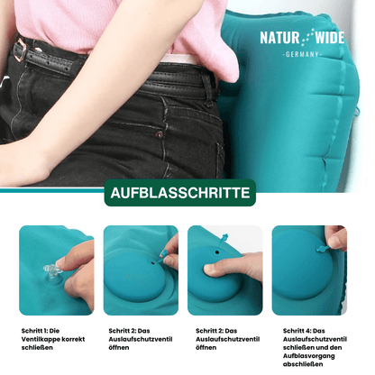 Ultraleichtes Pump-Reisekissen für Camping & Reisen