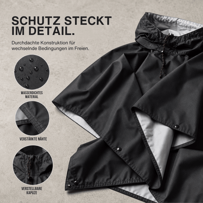 3 in 1 Regenponcho – Schutz für jede Wetterlage