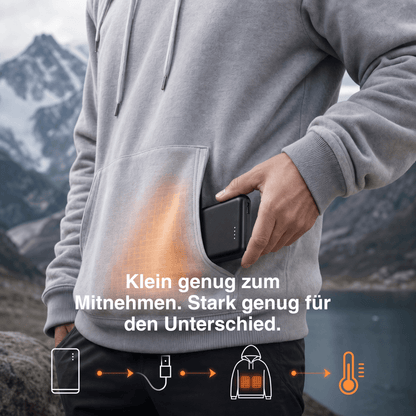 NaturWide Powerbank 5.000 mAh (5 V/2 A) – Für beheizte Kleidung