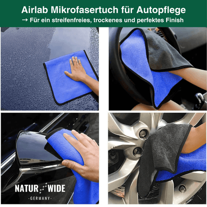 Premium Mikrofasertücher - Auto, Glas & Spiegel