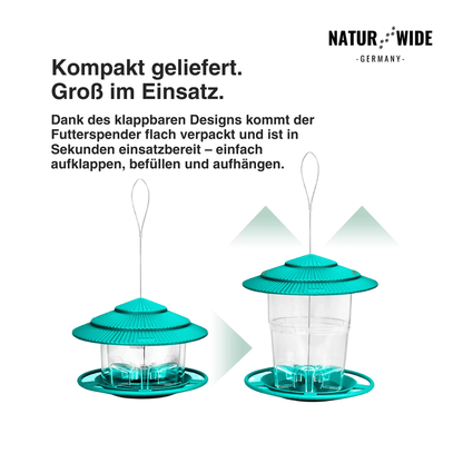 Vogelfutterhaus – Hängende Futterstation für Wildvögel