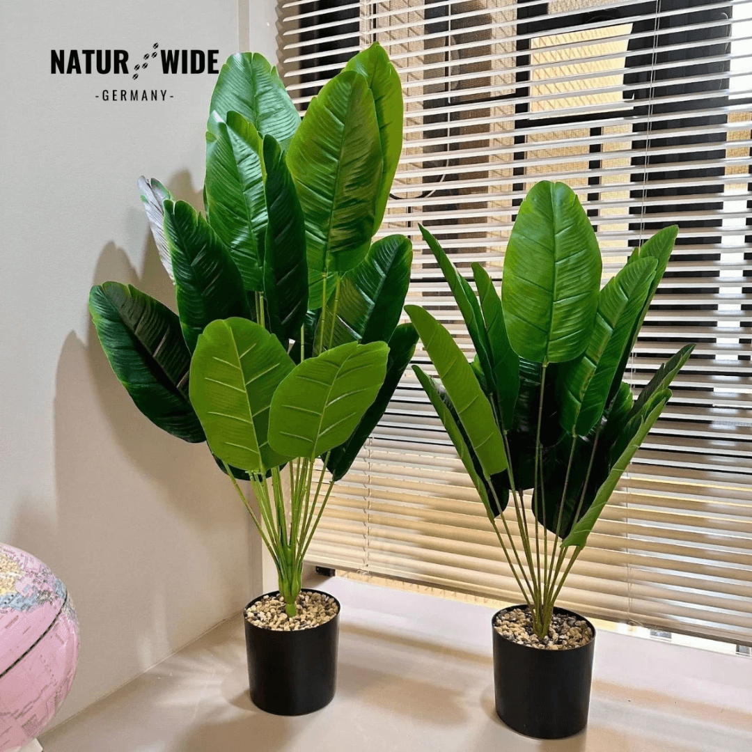 Große Kunstpalme – Real Touch Bananenbaum