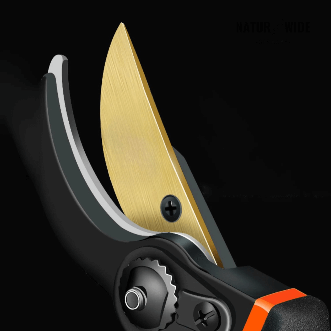 Profi Bypass-Gartenschere 21,5 cm – Scharfe Klinge & Ergonomisch