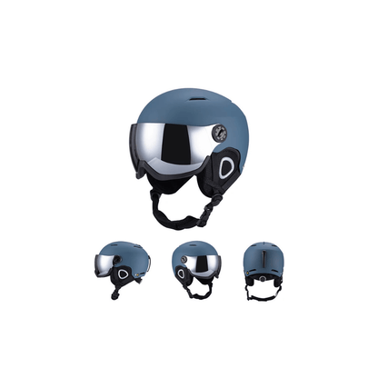Premium Skihelm mit integriertem Visier – Warm & Stoßfest