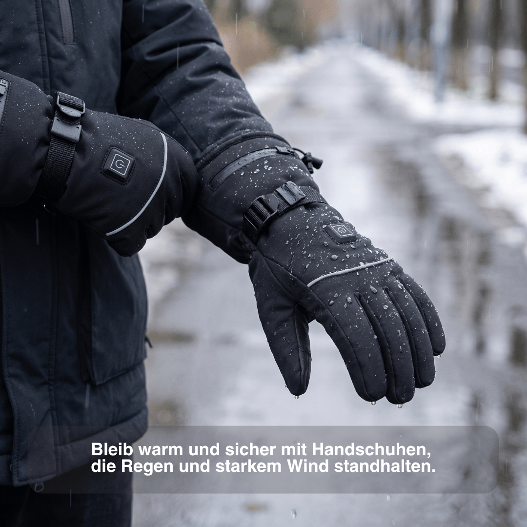 Beheizte Handschuhe – 3 Heizstufen, wasserdicht & winddicht