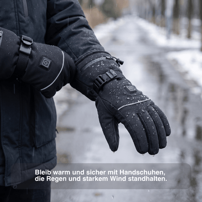 Beheizte Handschuhe – 3 Heizstufen, wasserdicht & winddicht