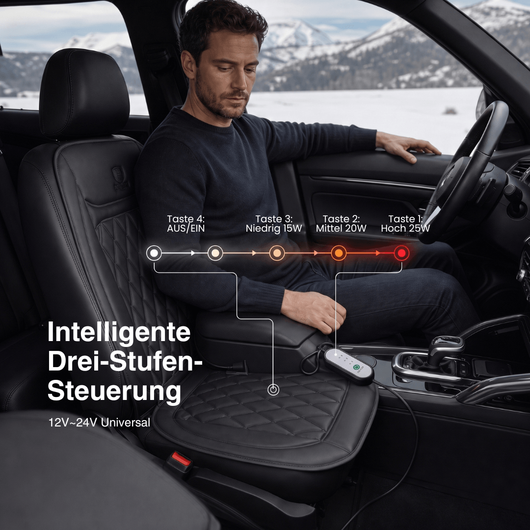 Beheizte Autositzauflage