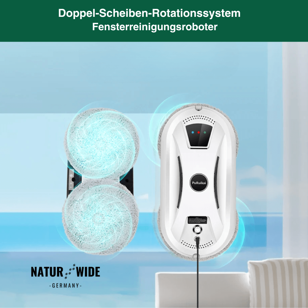 Ultradünner Fensterreinigungsroboter mit Fernbedienung