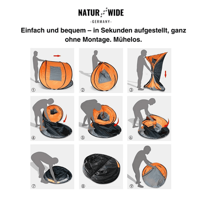 Pop-Up Wurfzelt 5-8 Personen – Automatisches Campingzelt Wasserdicht