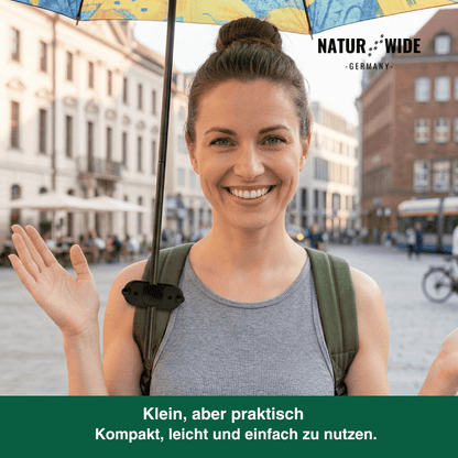 Freihändiger Rucksack-Regenschirmhalter Clip