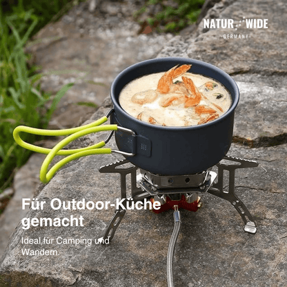 3-Kopf 5800W Faltbarer Gas-Campingkocher – Tragbarer Backpacking-Brenner