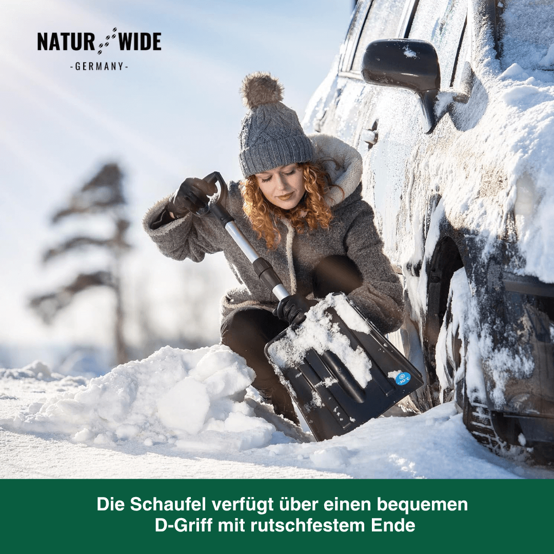Ultraleichte Teleskop-Schneeschaufel