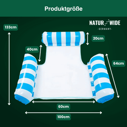 Schwimmende Wasserhängematte