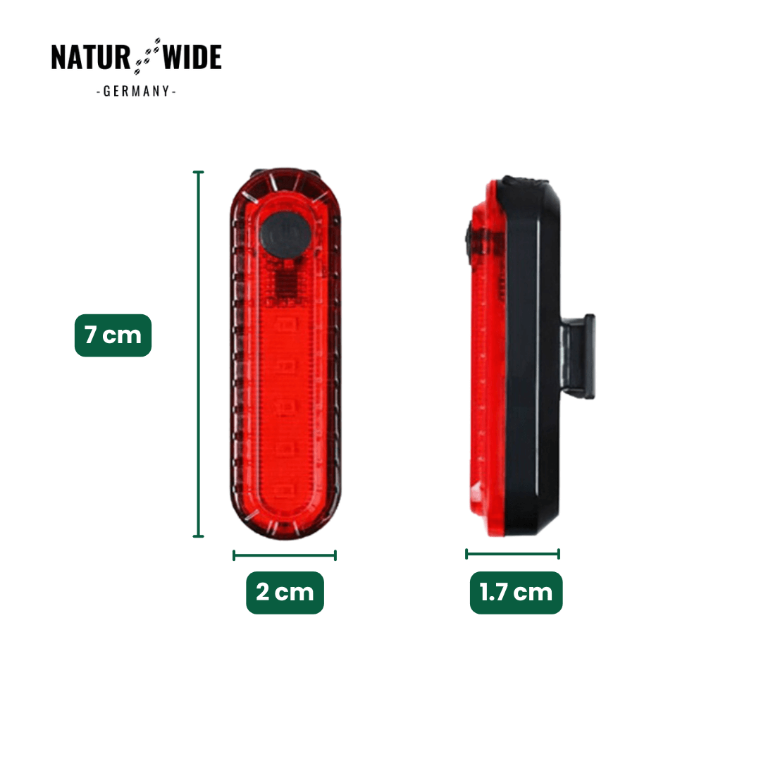 Fahrradlicht Set Front + Rücklicht