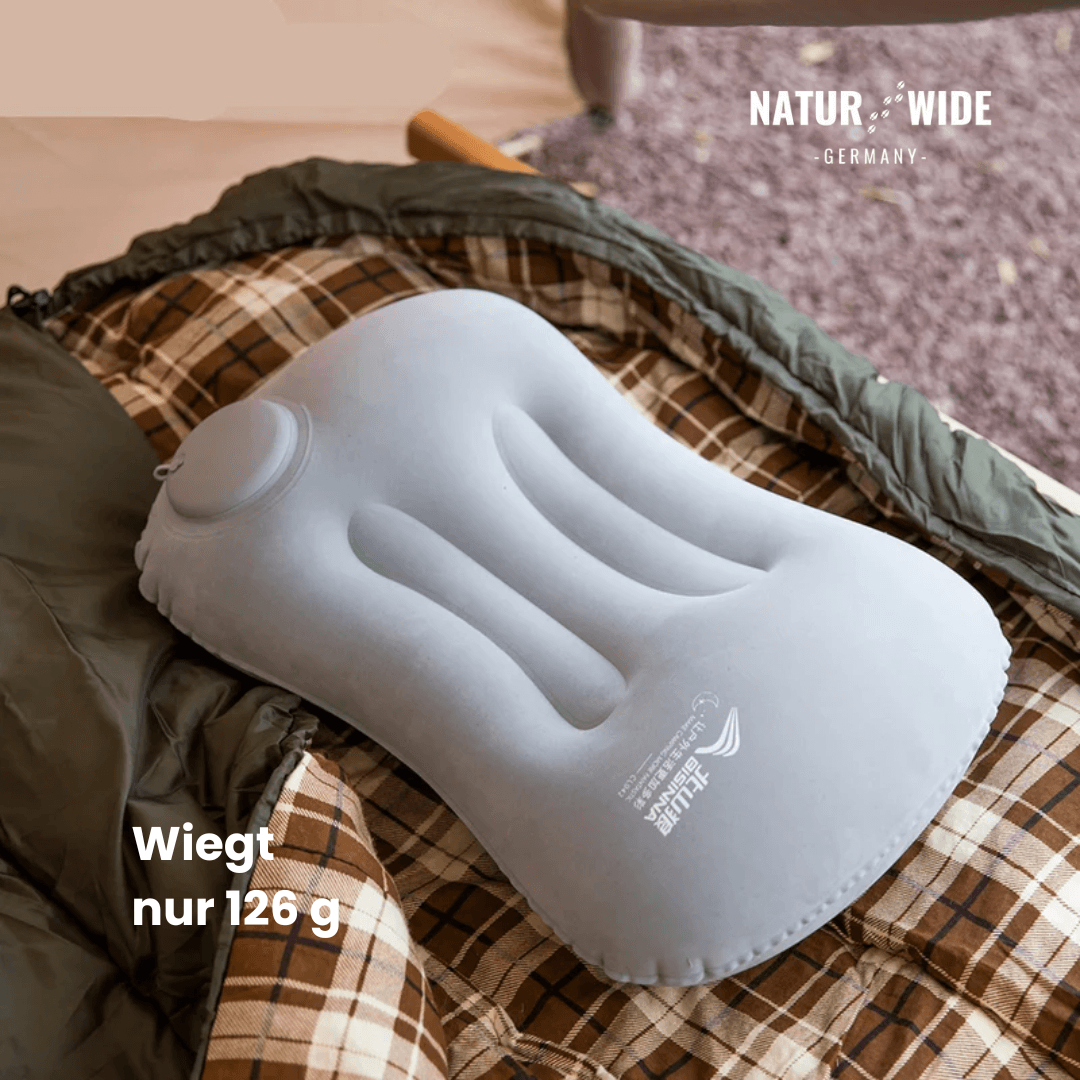 Ultraleichtes Pump-Reisekissen für Camping & Reisen