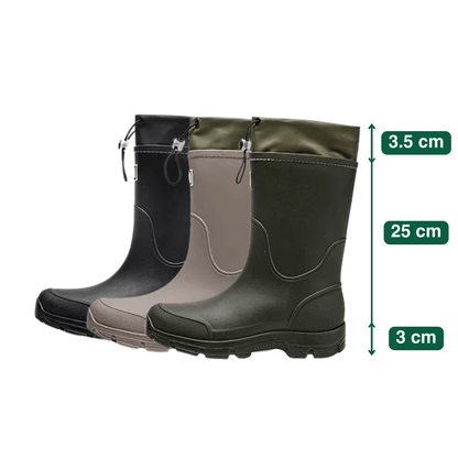 Wasserdichte Outdoor Gummistiefel unisex – Rutschfest, robust & langlebig