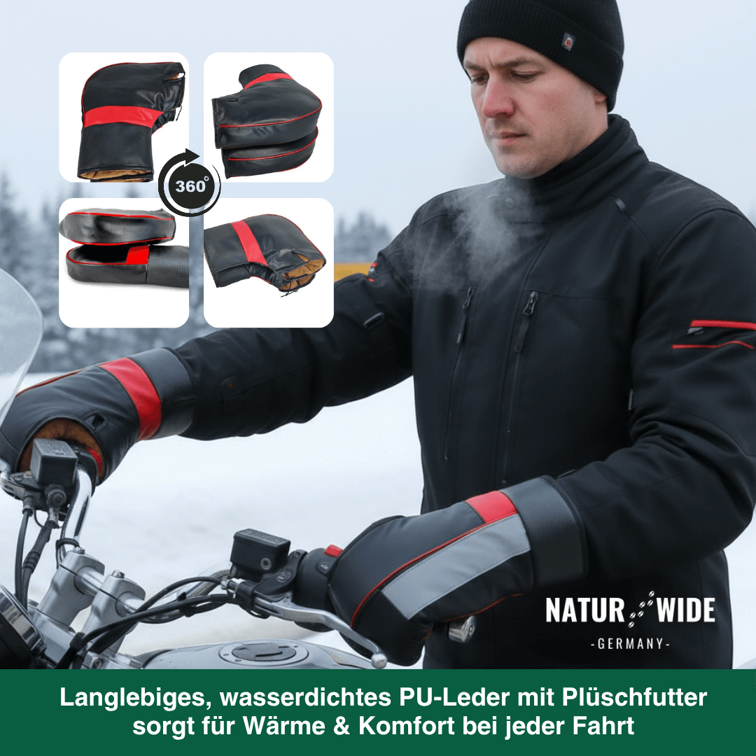 motorrad lenker handschuhe Wasserdichte Lenker-Handschuhe für Motorrad & E-Bike – Lunea