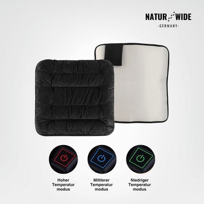 USB Beheiztes Sitzkissen 45cm – Heizmatte für Büro, Auto & Tier