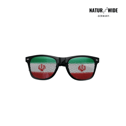WM Flaggen-Sonnenbrille – 42 Länder Fan-Eyewear