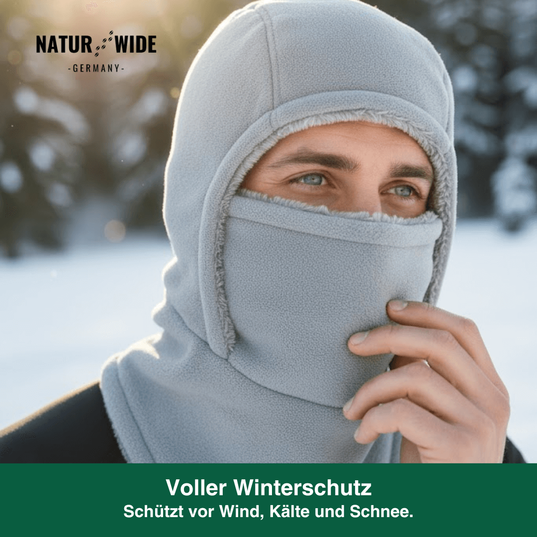 3-in-1 Winter Balaclava – Mütze, Schal & Maske