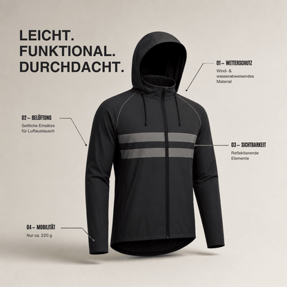 Ultraleichte Regenjacke Pro