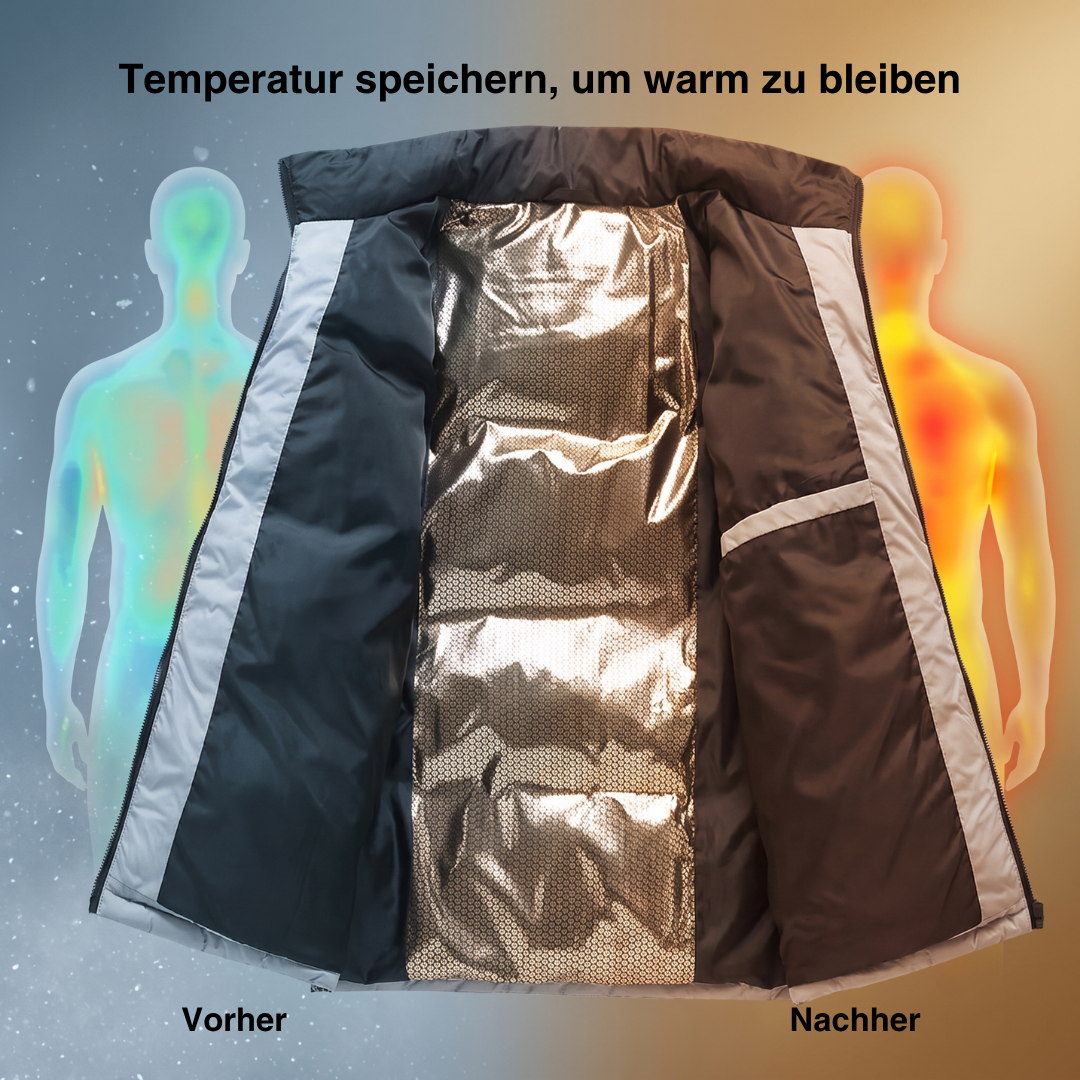 Beheizte Winterjacke – 6 Heiz-Zonen, wasserdicht & extra warm für Damen & Herren